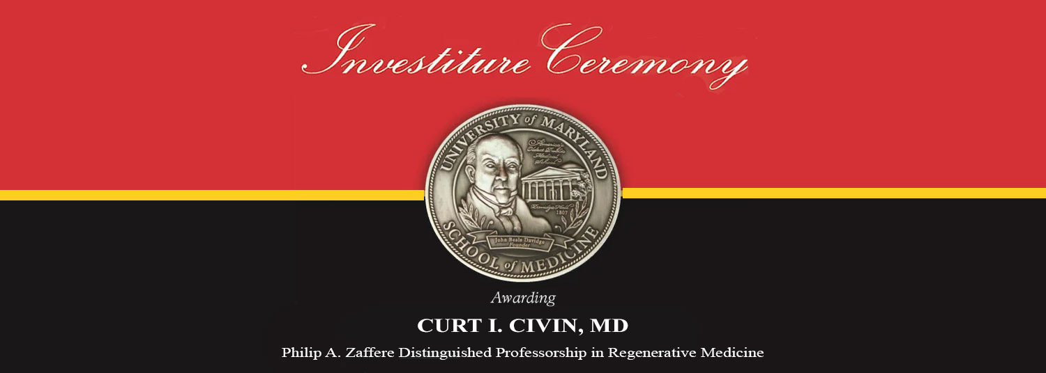 Curt Civin Investiture Ceremony