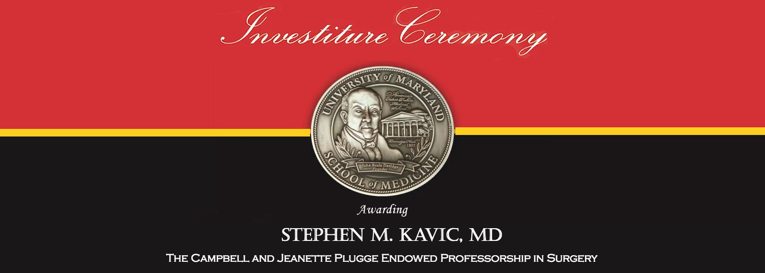 Stephen Kavic Investiture Celebration