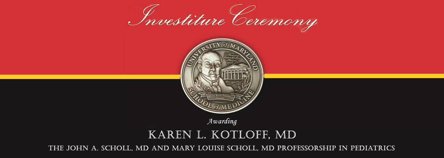 Karen Kotloff Investiture Celebration