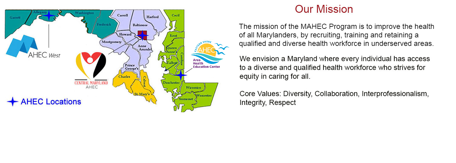 Our mission is to improve the health of all Marylanders by retaining a qualified, diverse health workforce in underserved areas.