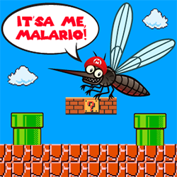 A mosquito in a video game