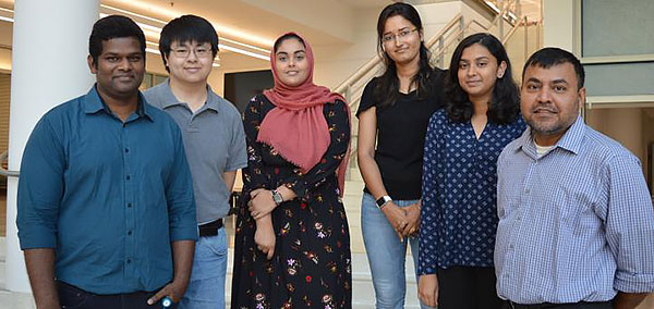 Group photo of the 2019 Chatterjee lab