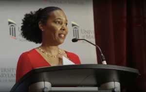Dr. Davis speaking at the 2023 Diversity Celebration