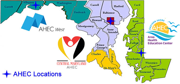 MAHEC Centers map