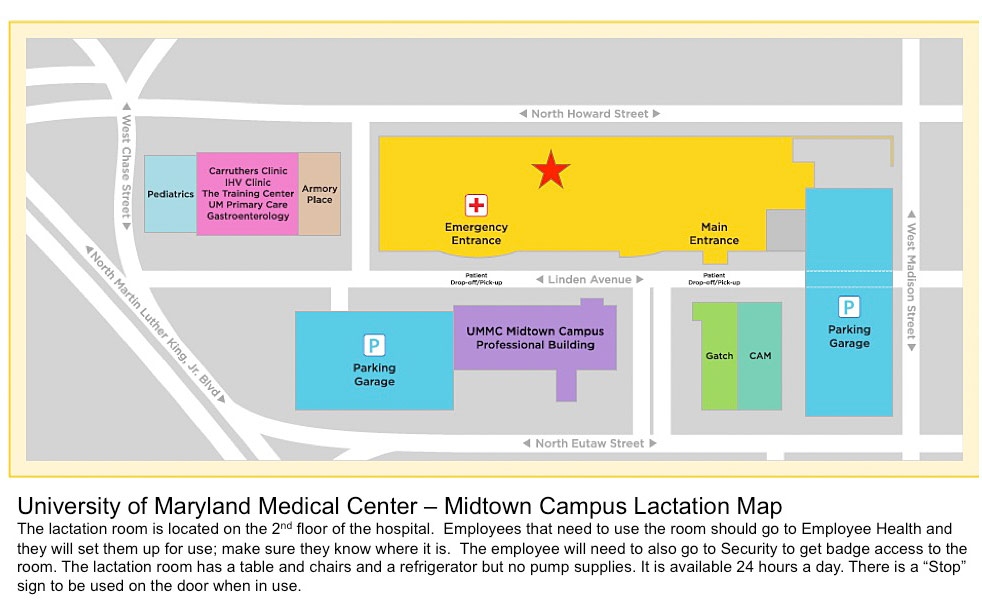 Midtown Lactation Map