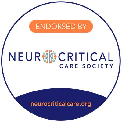 Endorsed by the Neurocritical Care Society badge