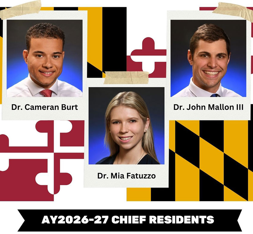 New chief residents