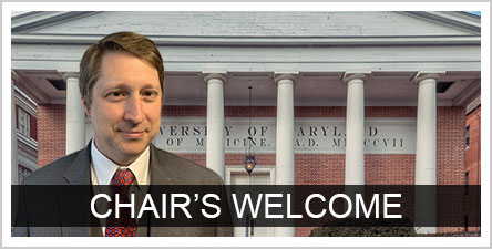 Welcome Letter from Chair button