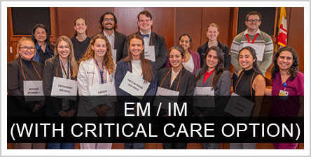 Emergency Medicine and Internal Medicine with Critical Care Option residency program