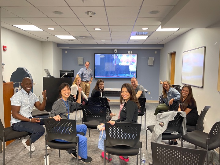 Students gathered in classroom