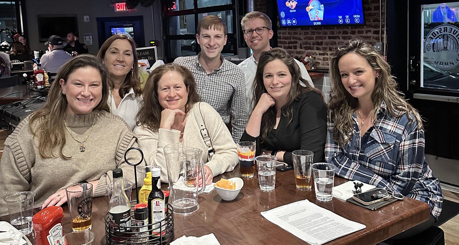 Picture of participants of the health policy journal club