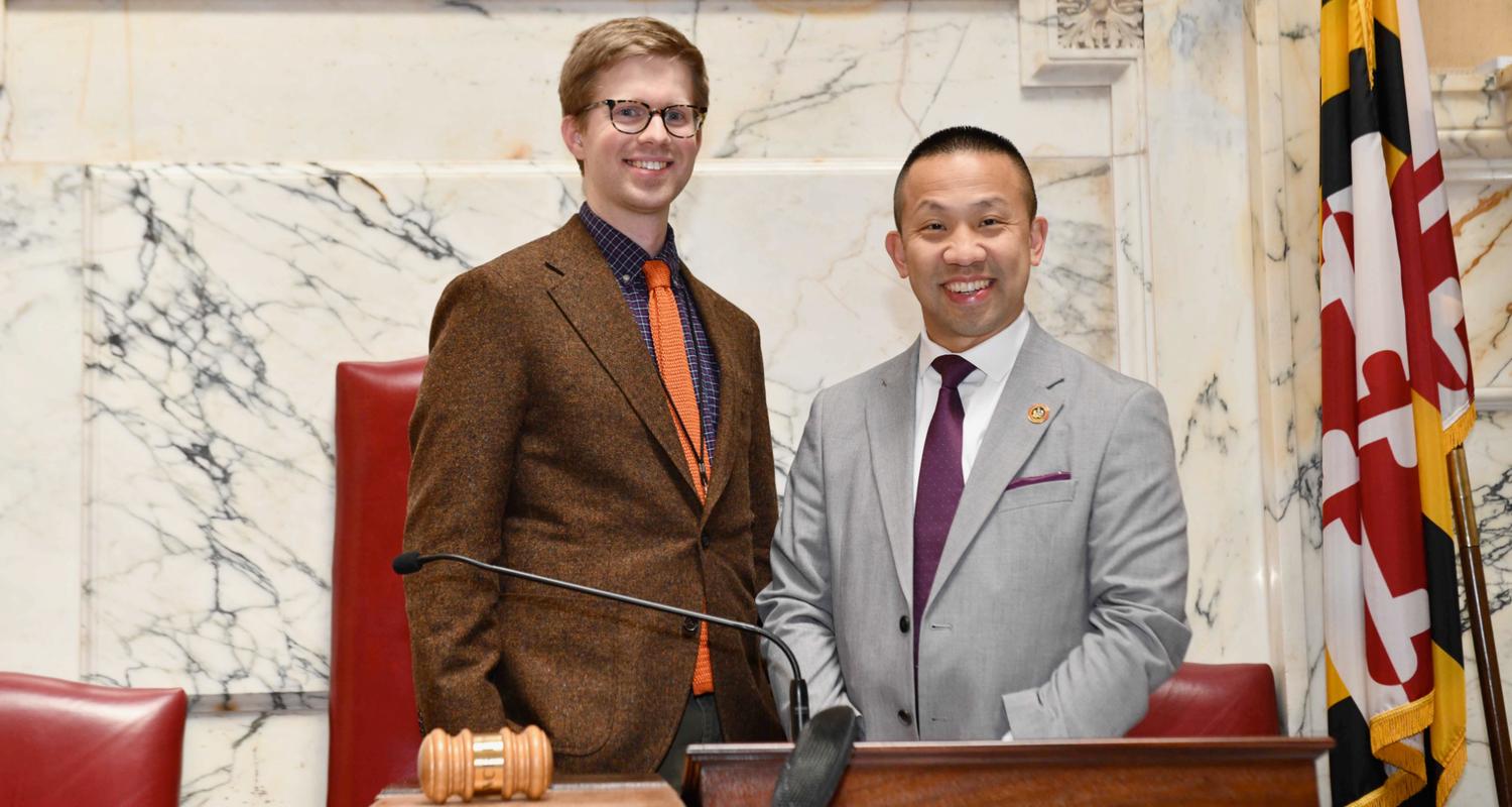Fellow Nick Rizer and State Senator Clarence Lam