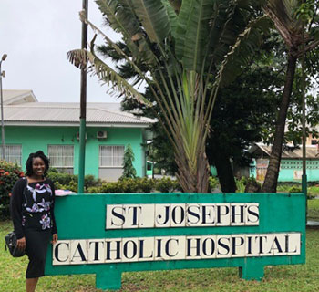 Deborah Olumuyiwa at St. Joseph Catholic Hospital