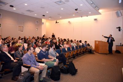 Dr. Jeff Brenner presents his keynote address at Primary Care Day.