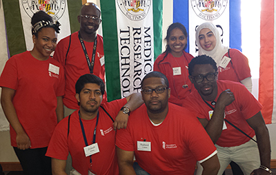 Group photo of students at the Campus Open House