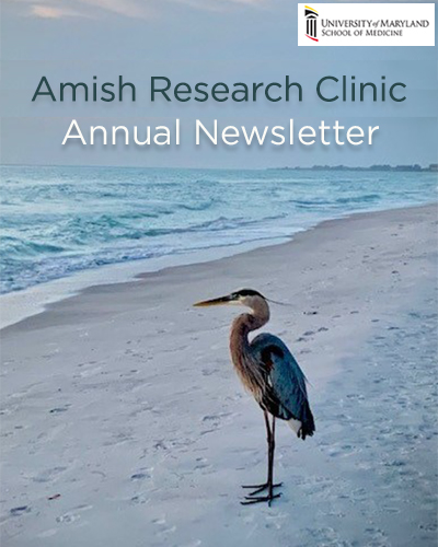 Amish Research Clinic Annual Newsletter cover