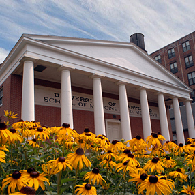 Outside photo of Davidge Hall