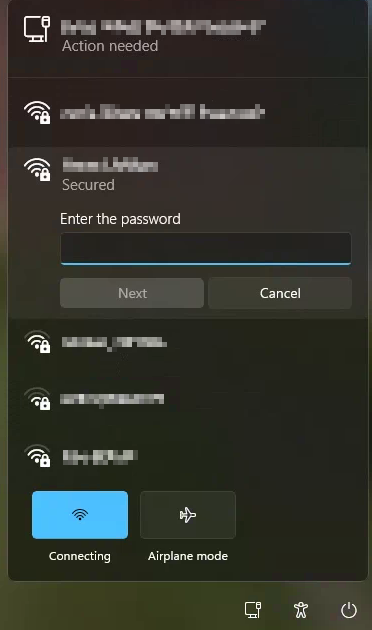 WiFi Password