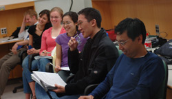 Students in classroom