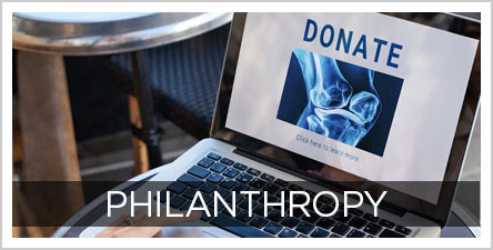 Ortho Philanthropy Button