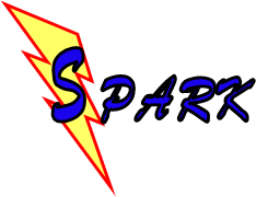 SPARK logo lightning bolt