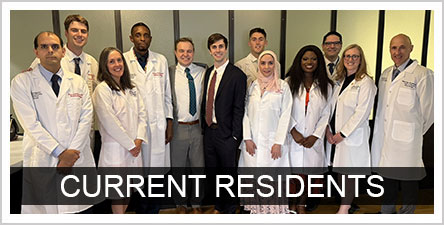 Current residents text over a group photo
