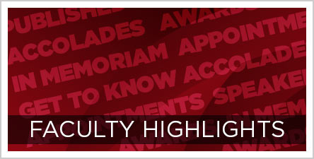 Faculty Highlights Button