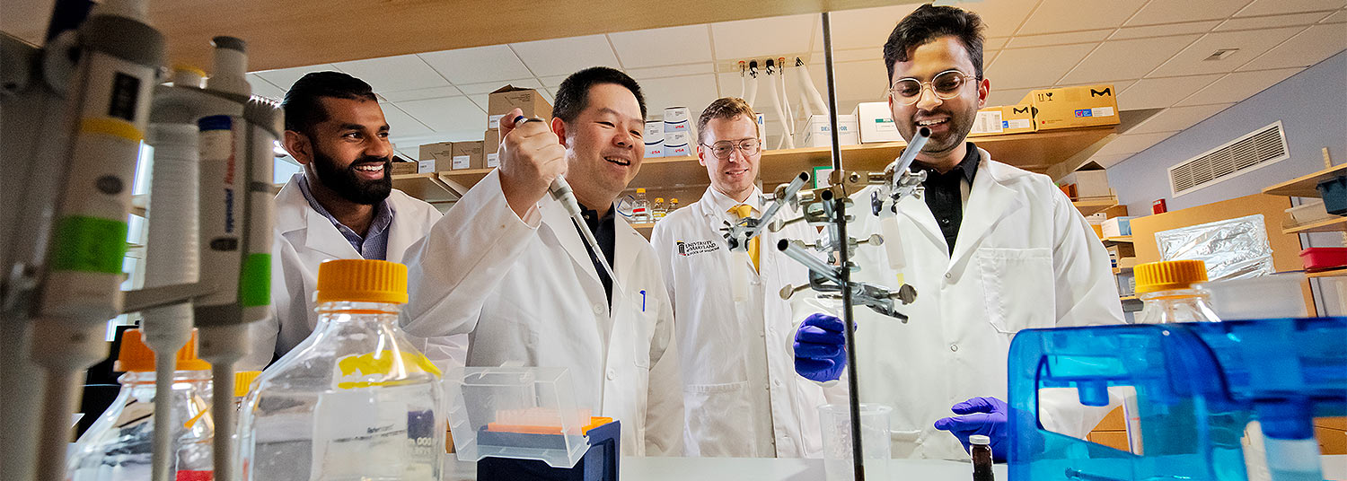 Group of scientists in lab