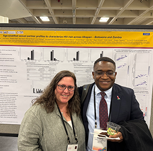 Kristen Stafford, PhD, MPH Ciheb Global and Sivile Suilanji, BSc, MBChB, MMed, MSc, University Teaching Hospital / Ministry of Health, Zambia at CROI.