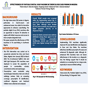 Effectiveness of Portable Digital X-Ray Machine in Tuberculosis Case-Findings in Nigeria