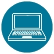 Open laptop screen