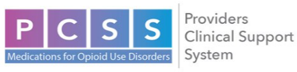 Blue squares with the PCSS-MOUD logo over top