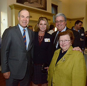  Left to right: Gary Attman, Dr. Elizabeth Zoltan, Robert L. Caret, and former Senator Barbara Mikulski