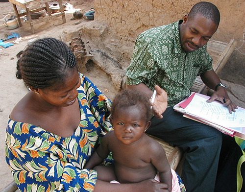 Dr. Samba Sow in the Field