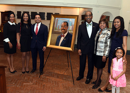 E. Albert Reece, MD, PhD, MBA with his family