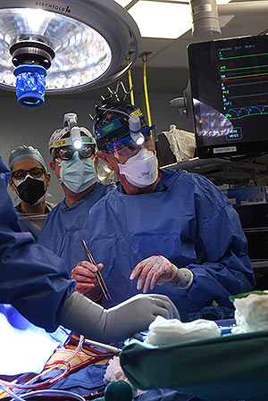 Dr, Griffith in Xenotransplant surgery