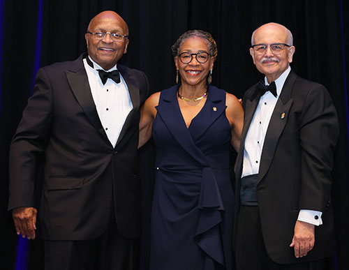 L-R: L.D. Britt, MD, Past President & Co-Chair of ACS, Sharon M. Henry, MD, FACS & Ajit K. Sachdeva, MD, Senior Vice President & Co-Chair of ACS