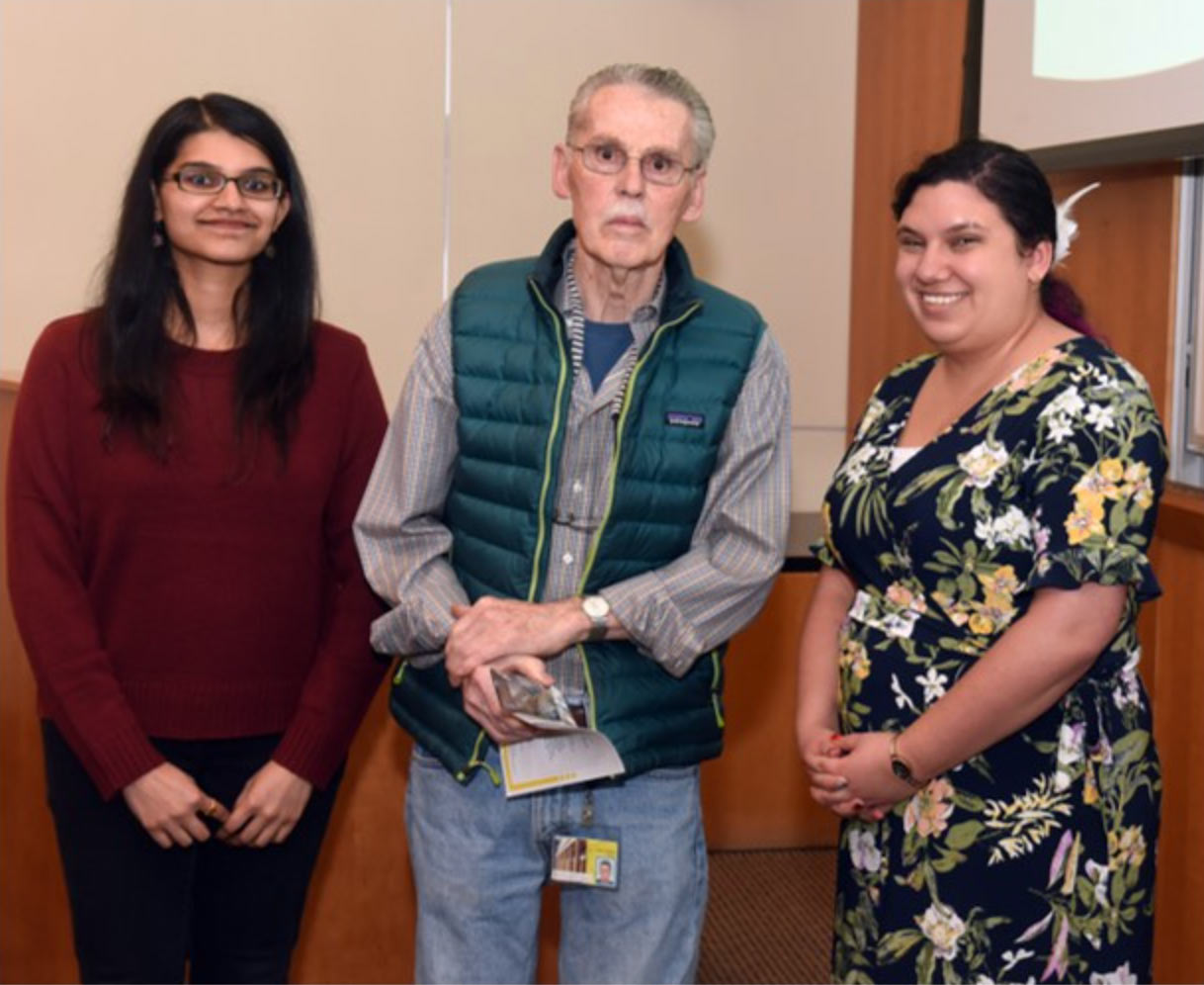 Dr. Weinreich receiving the GPILS Teacher of the Year Award in 2019