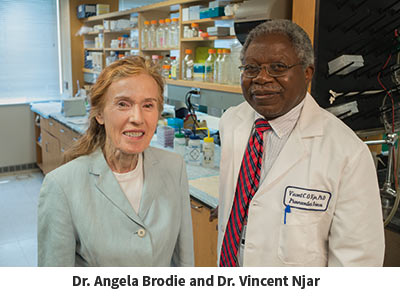 Dr. Angela Brodie and Dr. Vincent Njar
