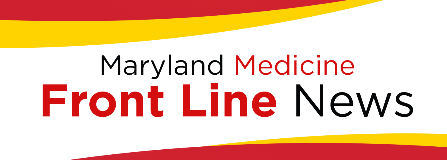 Maryland Medicine FRONT LINE Banner