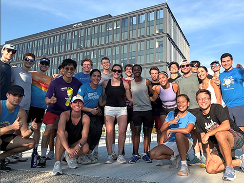 Group photo of the Run Club