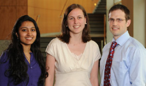 three medical students