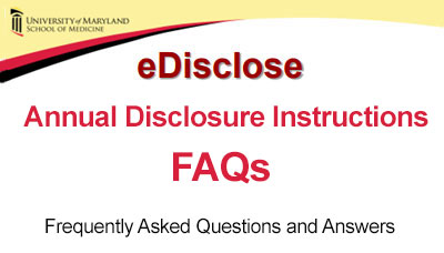 eDisclose Annual Disclosure Instructions FAQ Cover