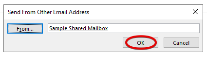 Screenshot of Outlook