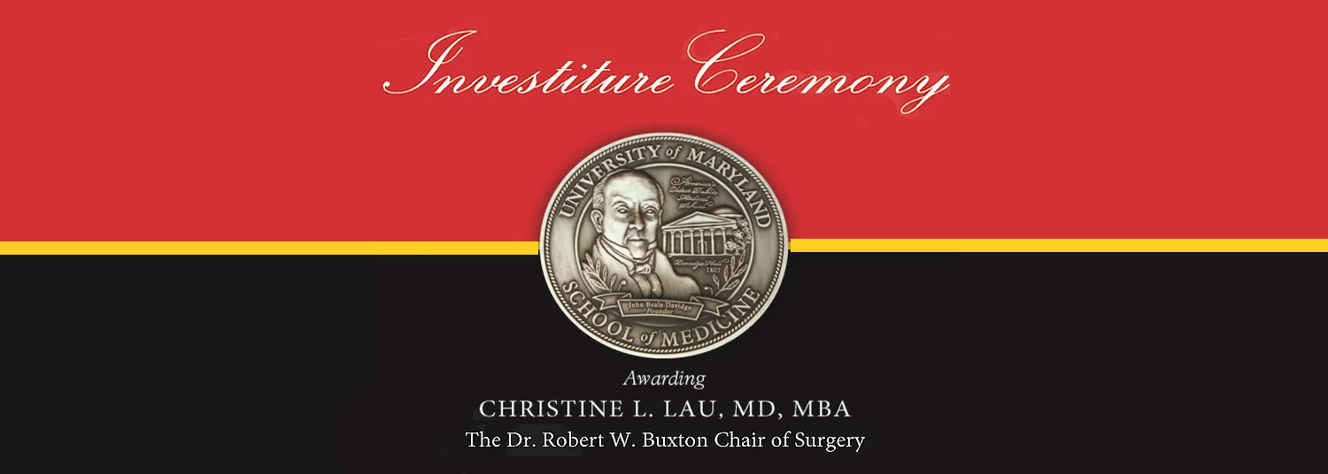 Christine Lau Investiture banner