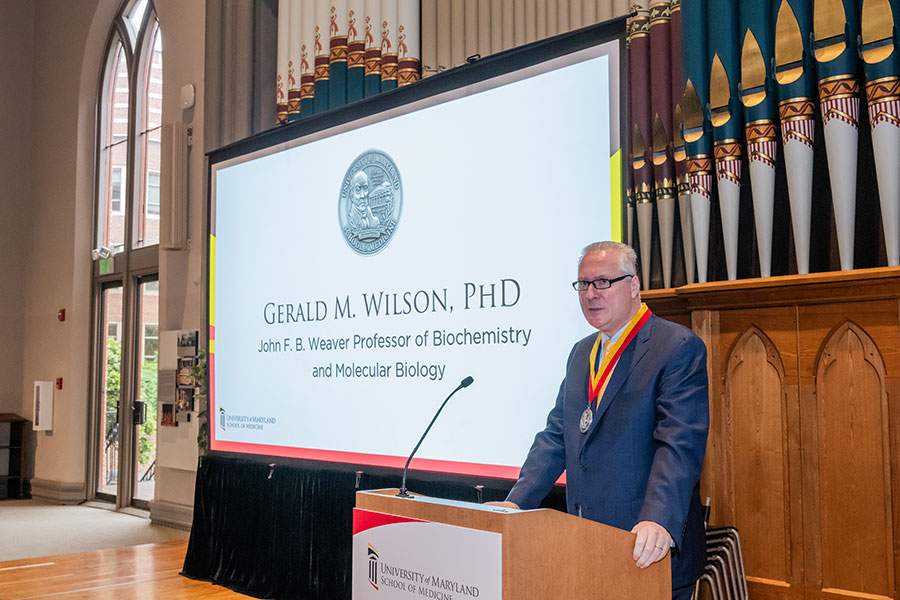 Gerald Wilson at his investiture ceremony