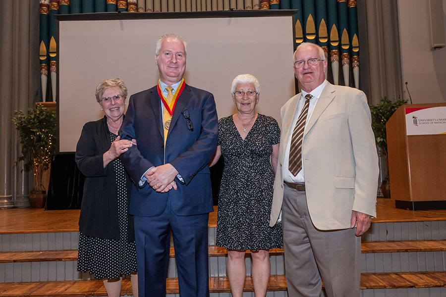 Gerald Wilson at his investiture ceremony