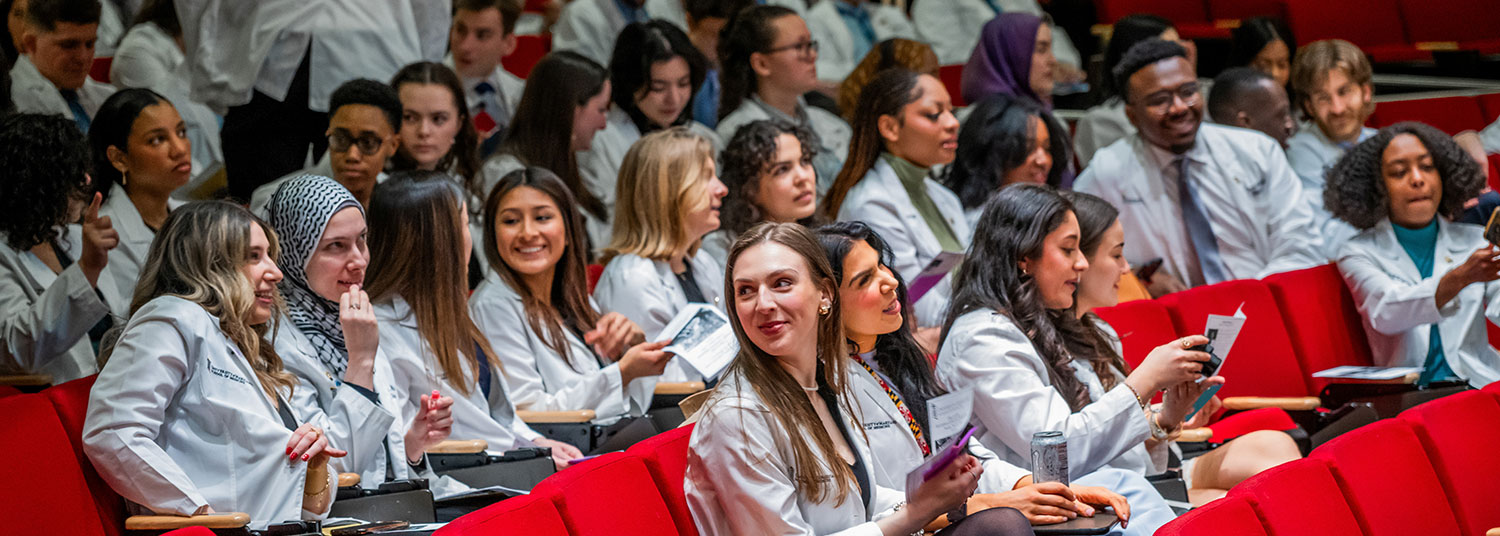Students at the Student Clinical Ceremony