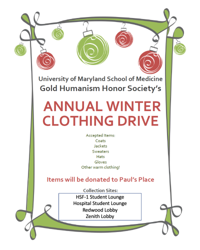 Invitation to the 2020 Annual Winter Clothing Drive