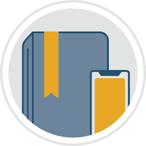 Clip art of computer and cell phone